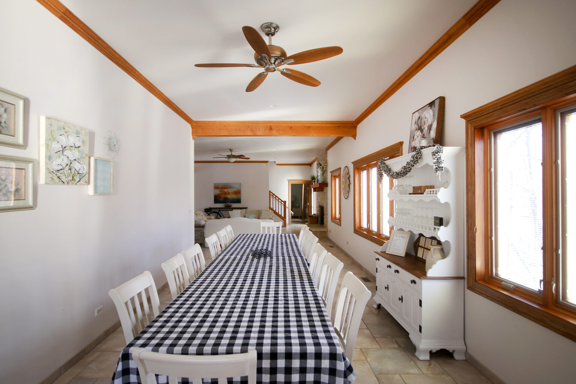 Dining room view